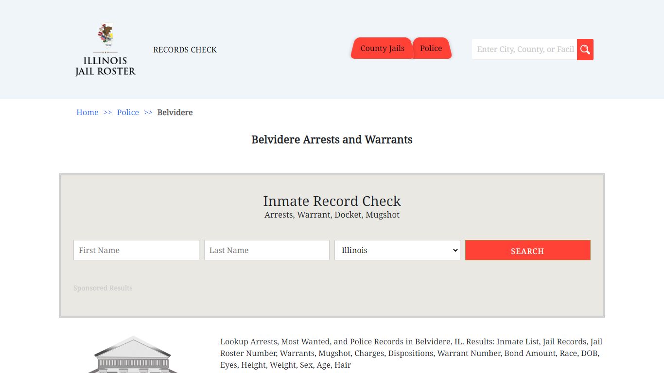 Belvidere Arrests and Warrants | Jail Roster Search